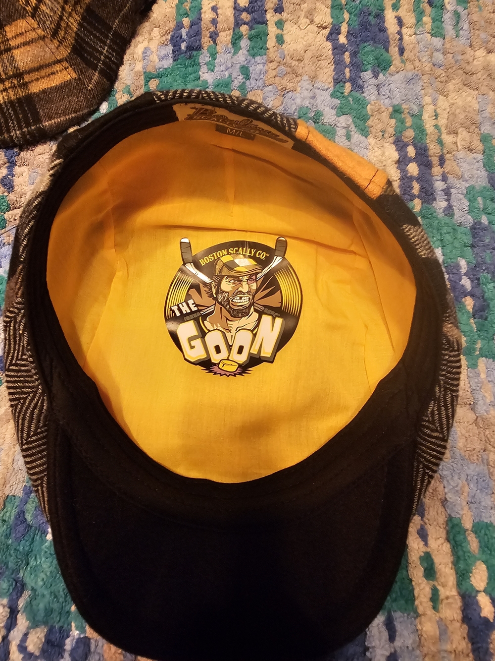 Boston Scally Co. The Goon  Herringbone Patchwork Scally Cap